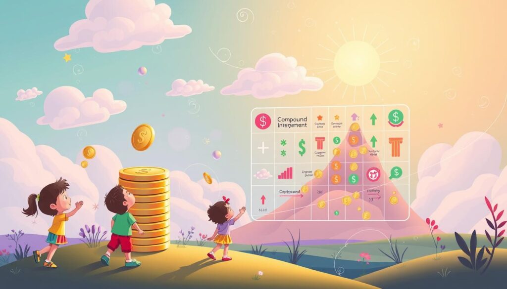 compound interest for kids visualization