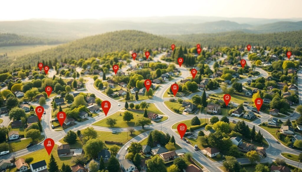 yard sale map
