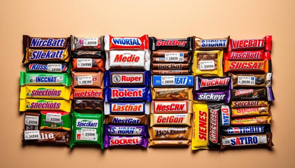 candy bar prices comparison showing price increases