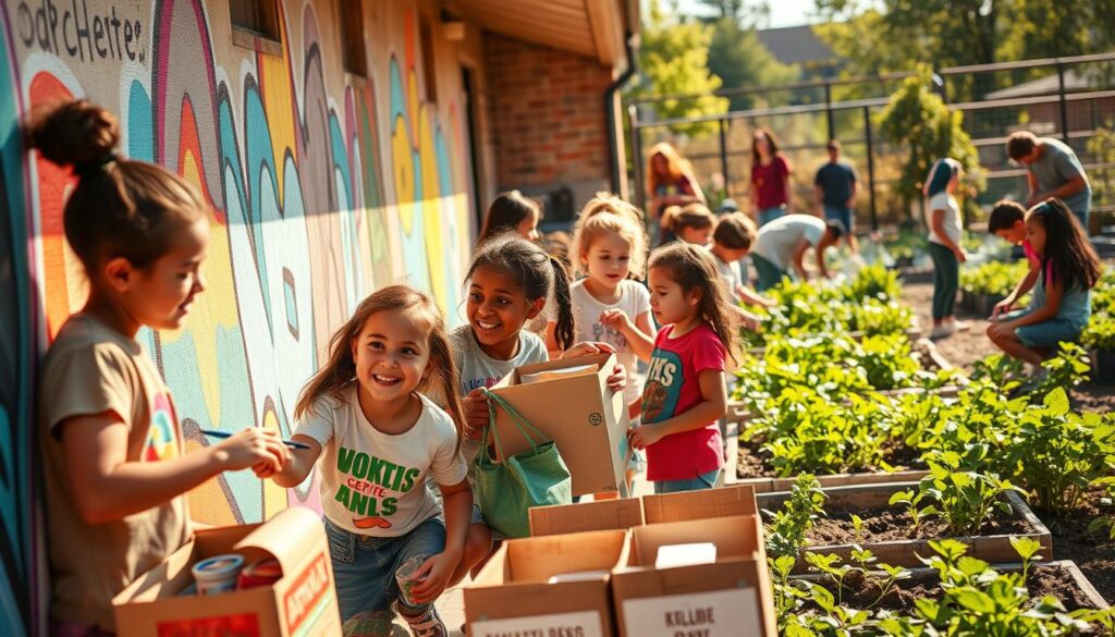 kids making a difference through community service projects