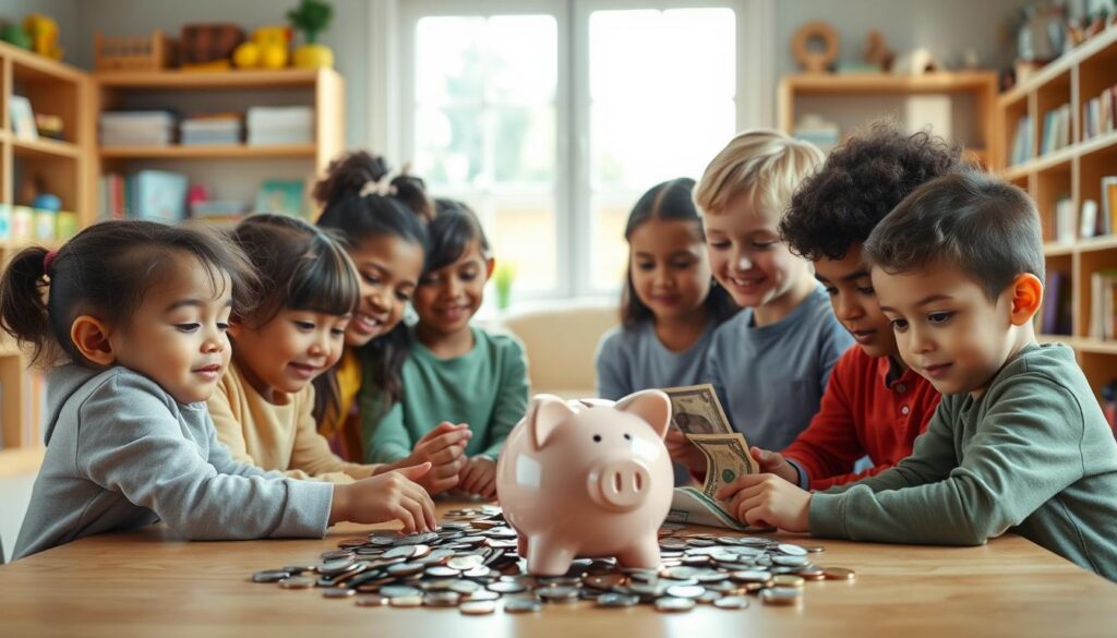 kids saving money for pet budgeting