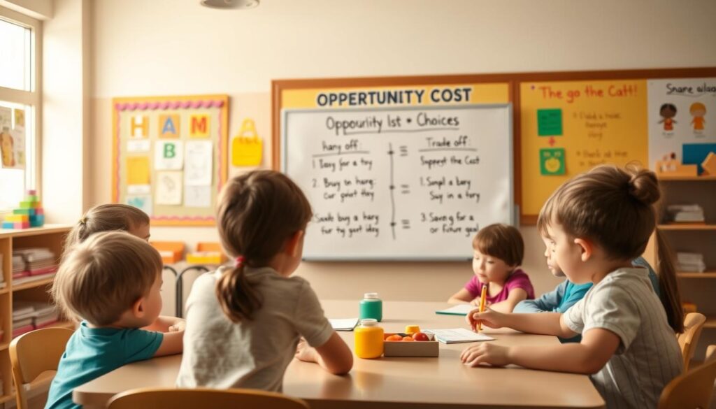 financial education for kids opportunity cost examples