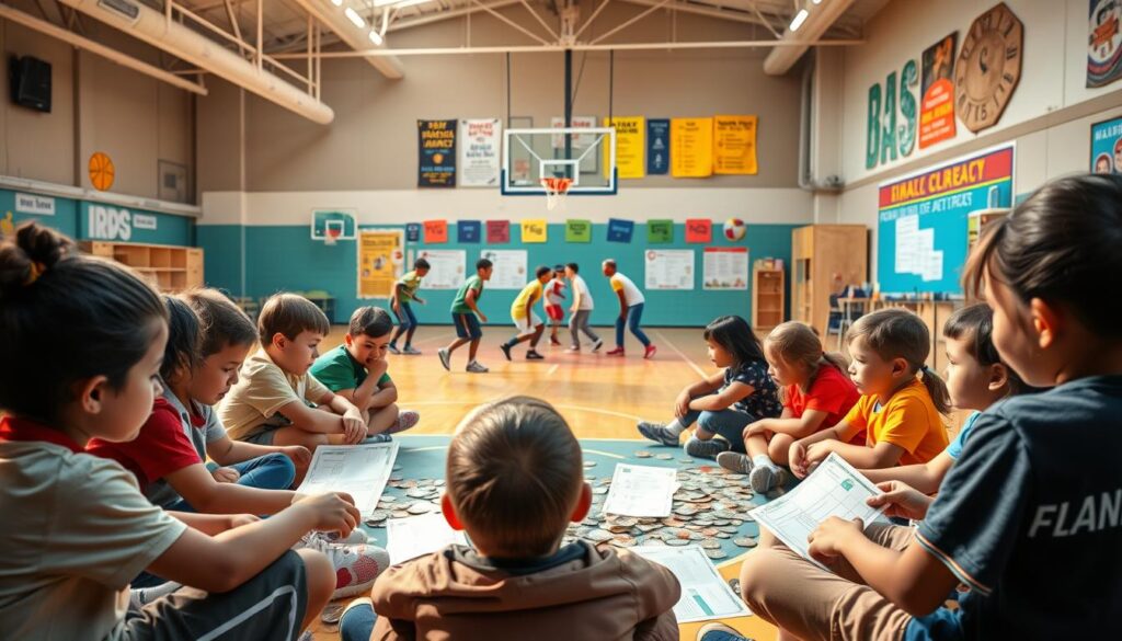 kids financial education through sports teams