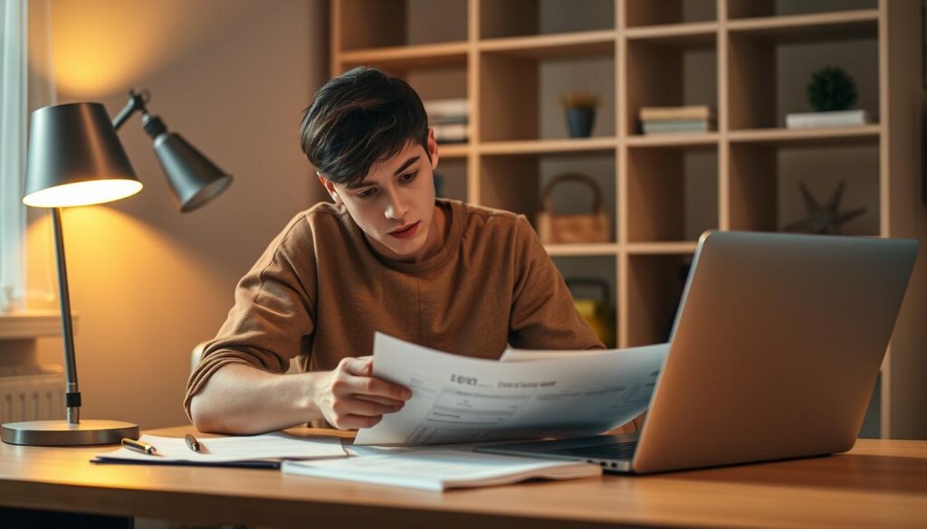 young person learning budgeting basics