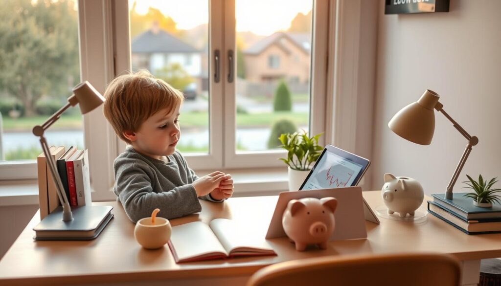 kids stock market portfolio setup